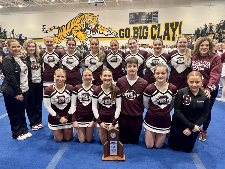 OCHS Cheer - Runner-Up Region 7 - Small Coed