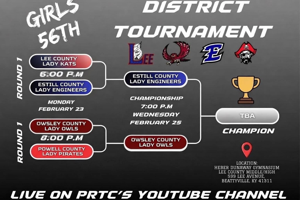 56th District Tournament Bracket - Girls