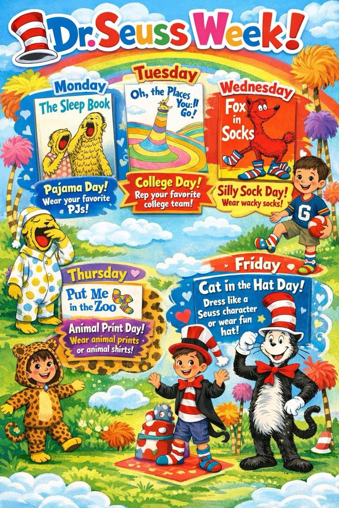 OCES Read Across America is next week!