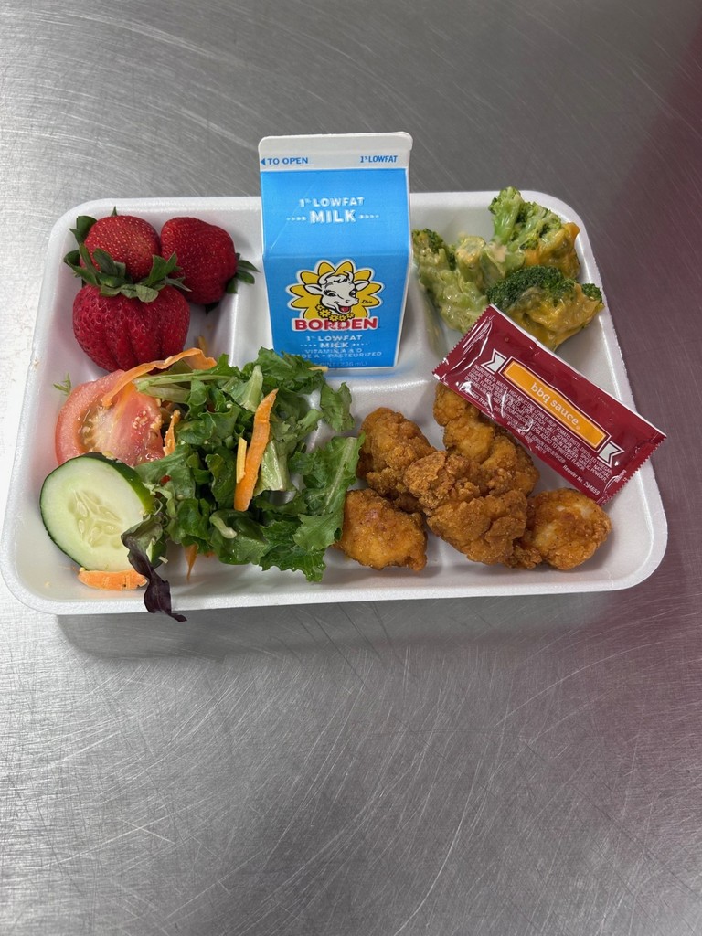 Chicken Bites and Fresh Strawberries for Head Start
