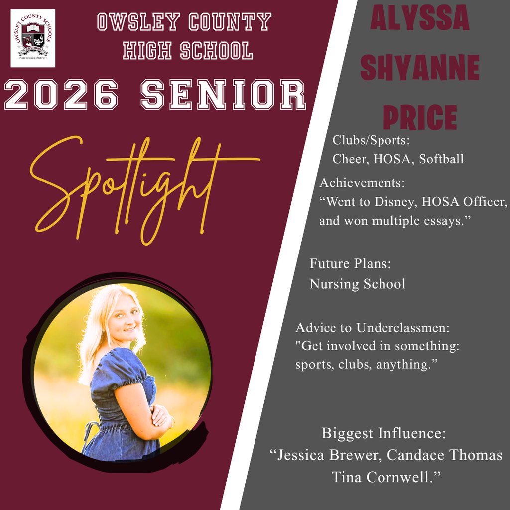 2026 Senior Spotlight