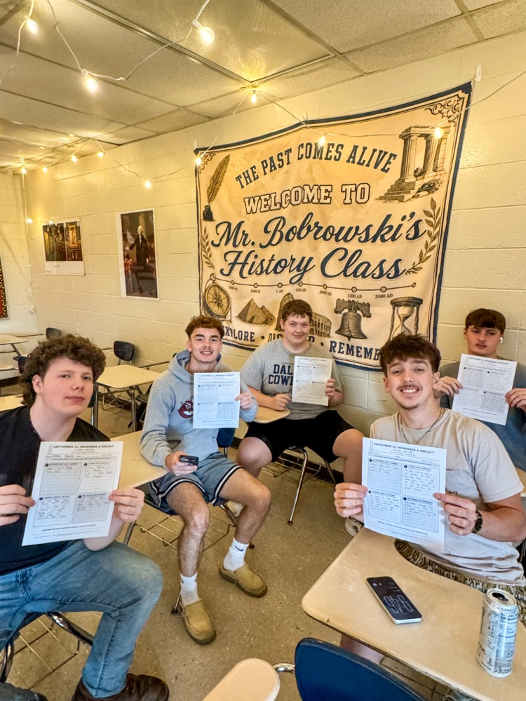 25th Anniversary of 9/11 Attacks - Mr. Bobrowski’s Social Studies Class