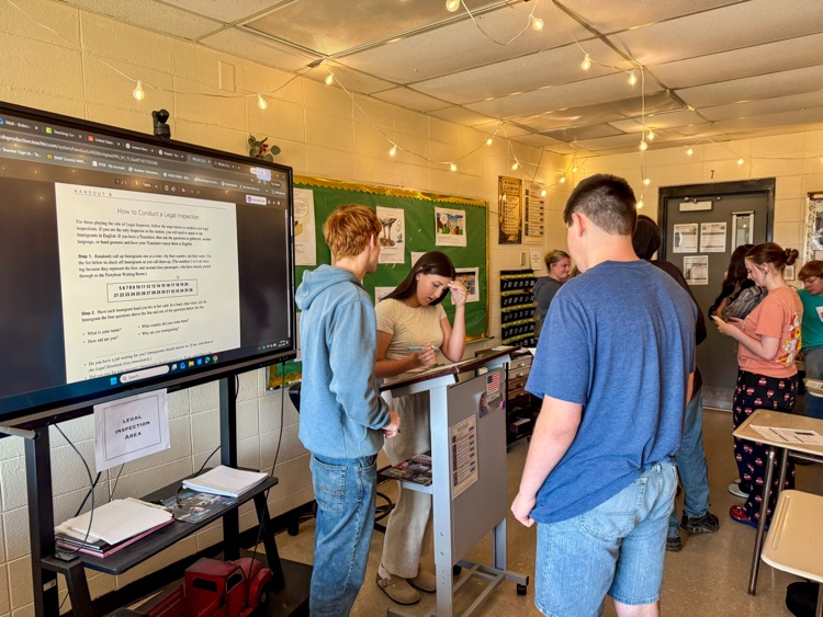Mr. Bobrowski’s U.S. History Class - Immigration Activity