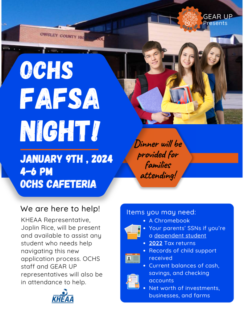 see flyer for more information