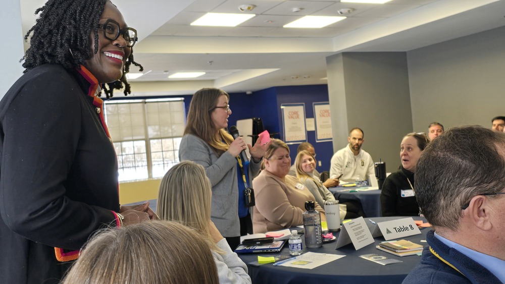 Strategic Planning Community Forum pic of adults at tables