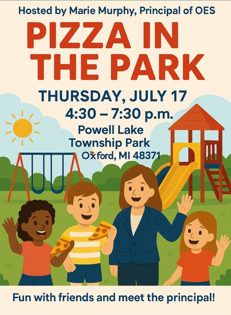 Pizza in the Park flyer