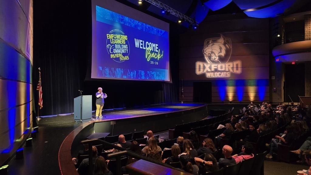Staff Welcome Back- Welcoming Remarks