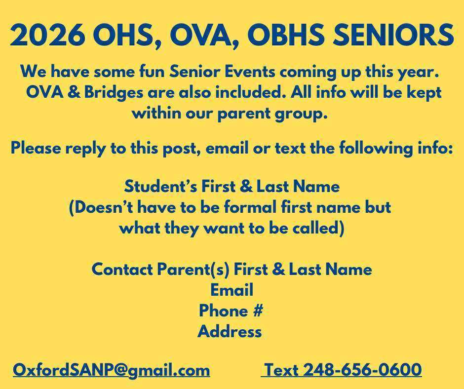 Senior Families Graphic
