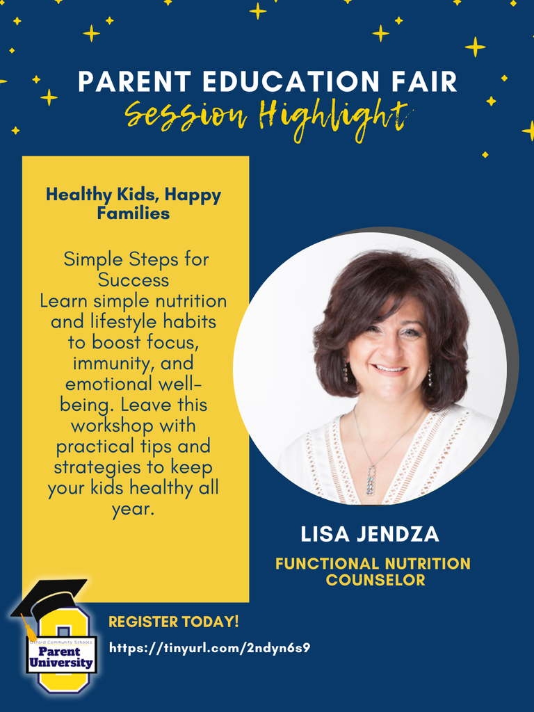 Parent Education Fair- Session Highlight: Lisa Jendza Healthy Kids, Happy Families