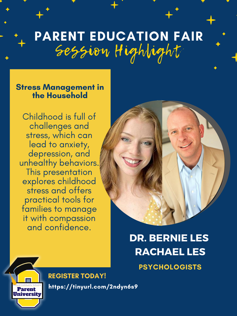 Parent Education Fair- Session Highlight: Dr. Berni Les, Rachael Les