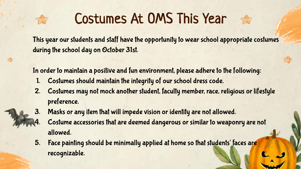 Costume Guidelines