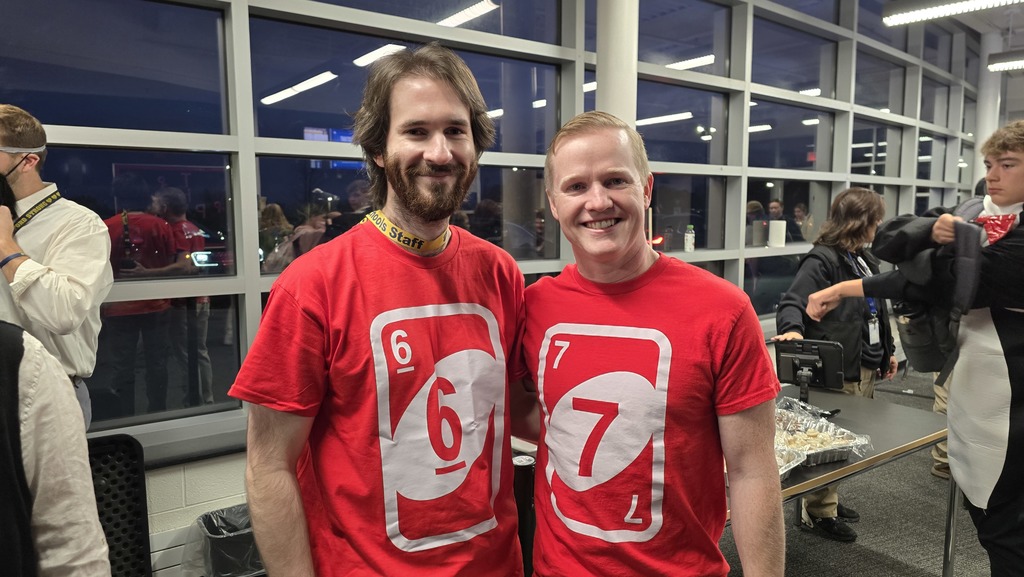 Teachers with 67 Uno card costumes