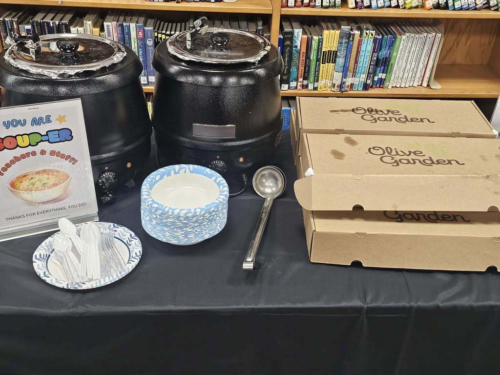 soup and breadsticks