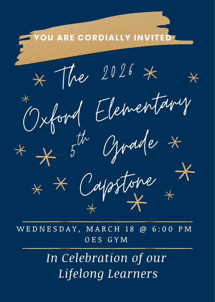 5th Grade Capstone Invite