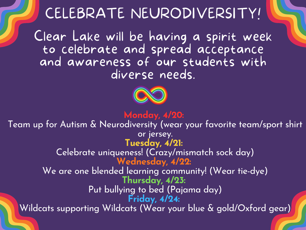 neurodiversity spirit week 2026