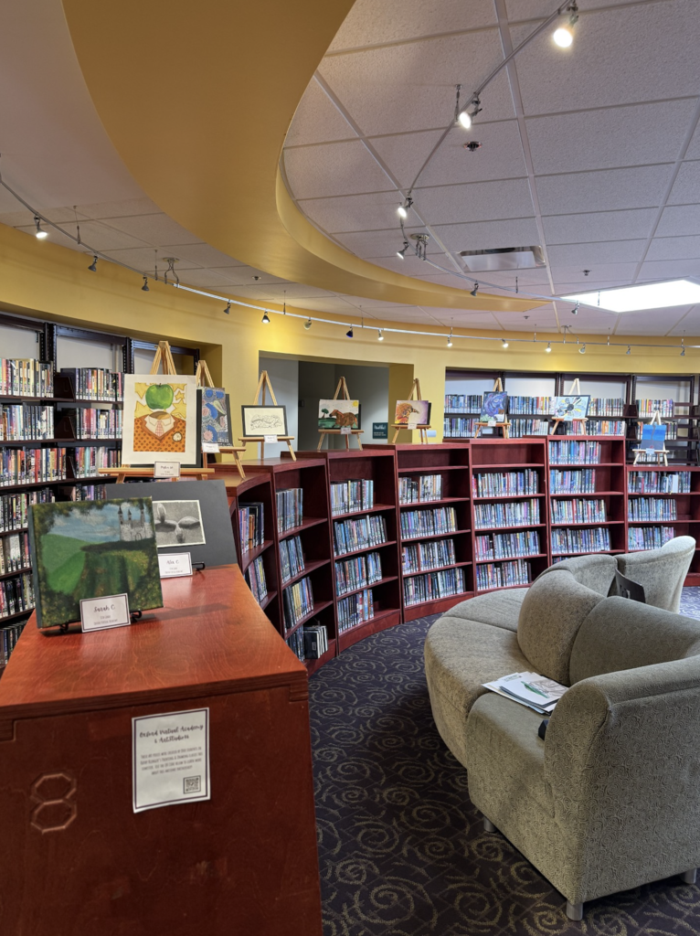 OVA artworks displayed at Oxford Library