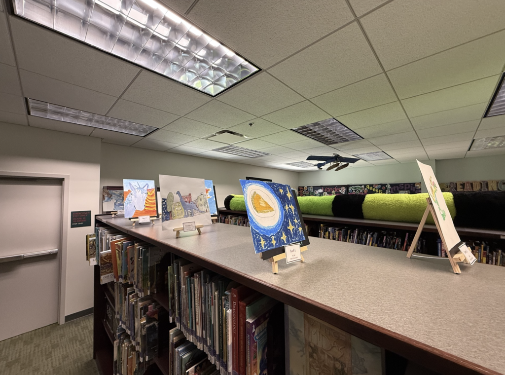 OVA artworks displayed at Oxford Library