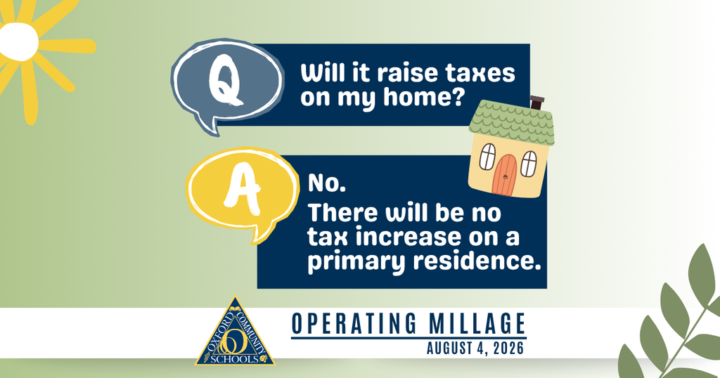 Will it raise taxes on my home? No. There will be no tax increase on a primary residence.