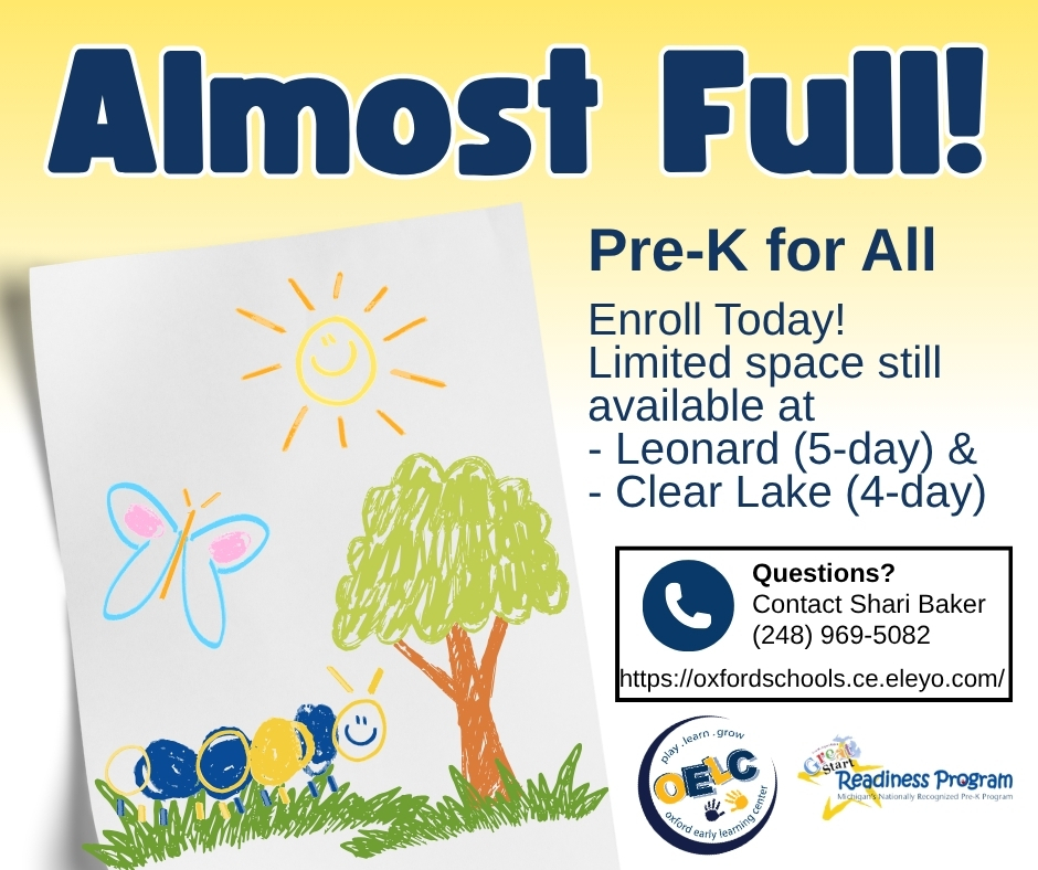 Pre-K for All Information Flyer