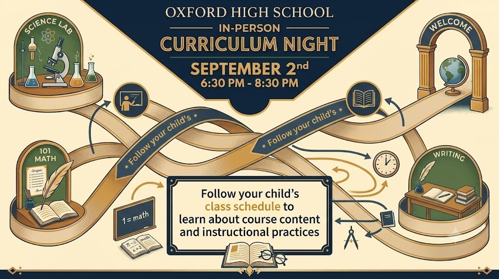 OHS Curriculum Night 6:30-8:30 PM