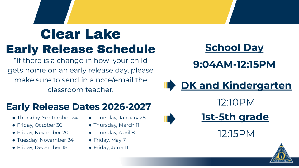 early release schedule.