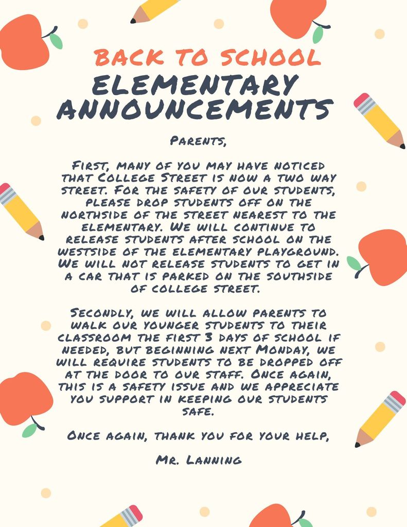 Announcement