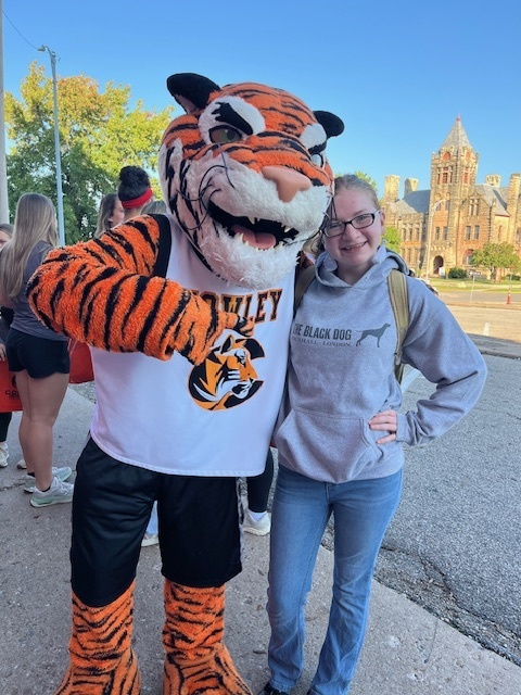 Photo opportunity with Tank the Tiger
