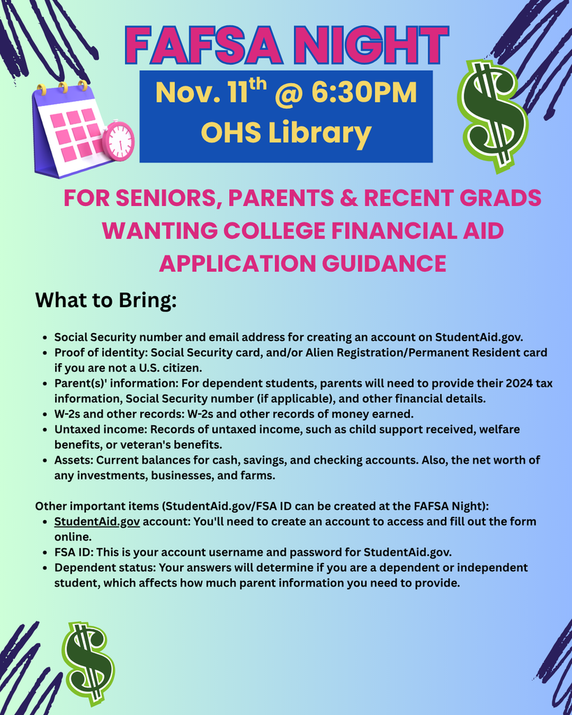 FAFSA Night Reminder