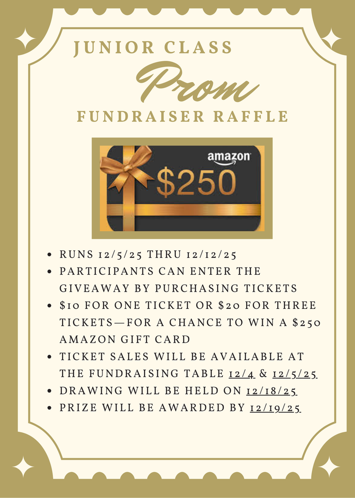 OHS Junior Class Raffle