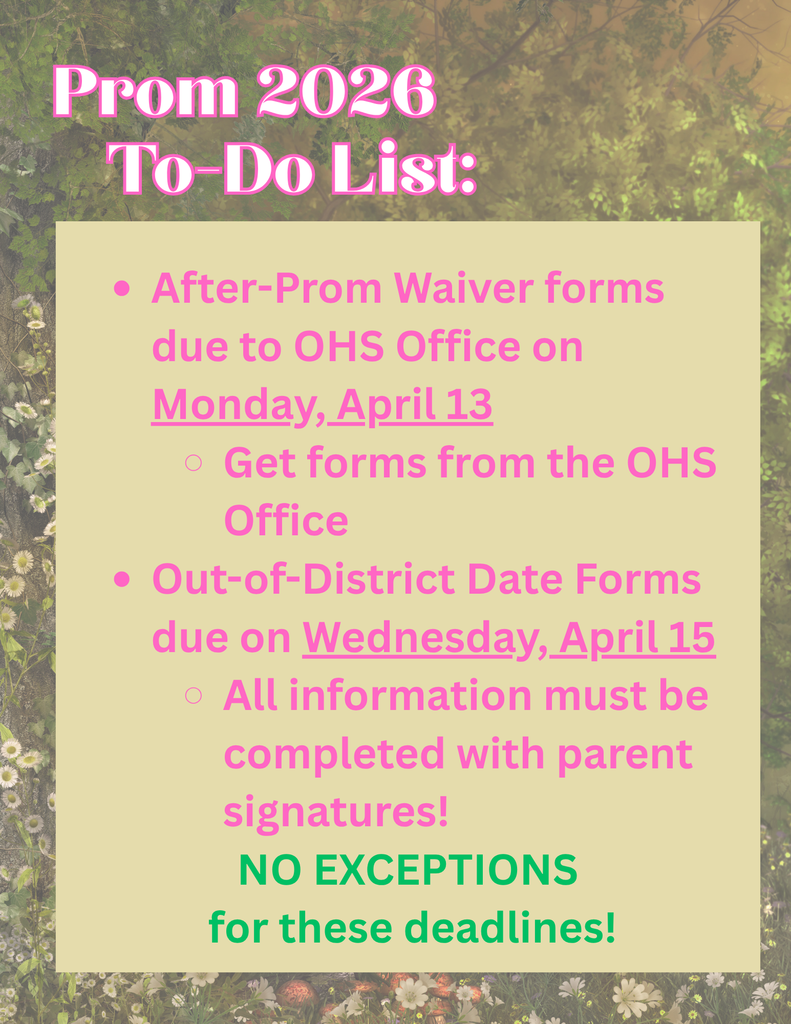 Prom 2026 To-Do List