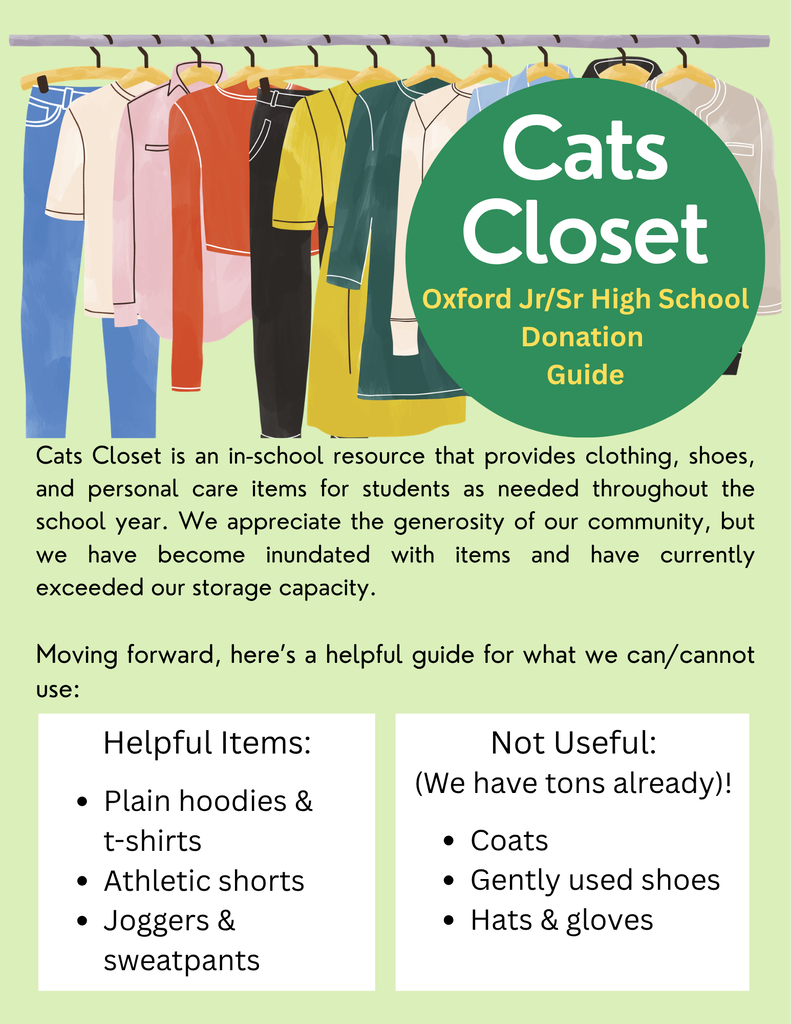 Cats Closet Guide