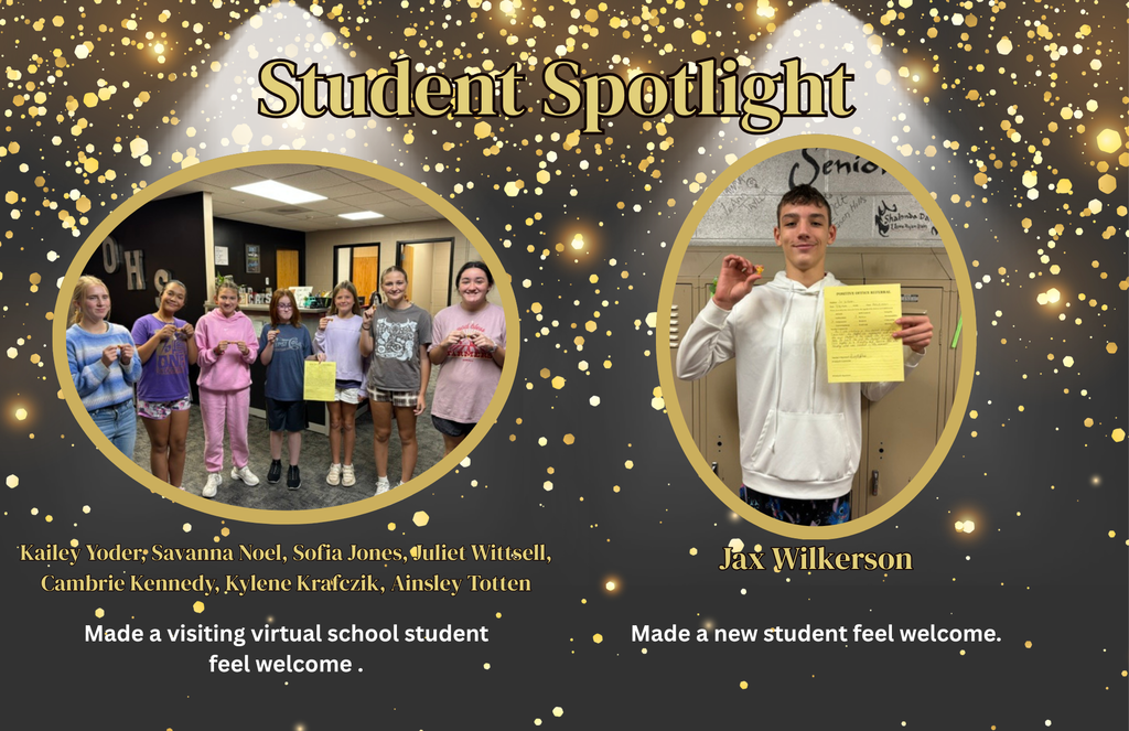 Student Spotlights 9/9/26