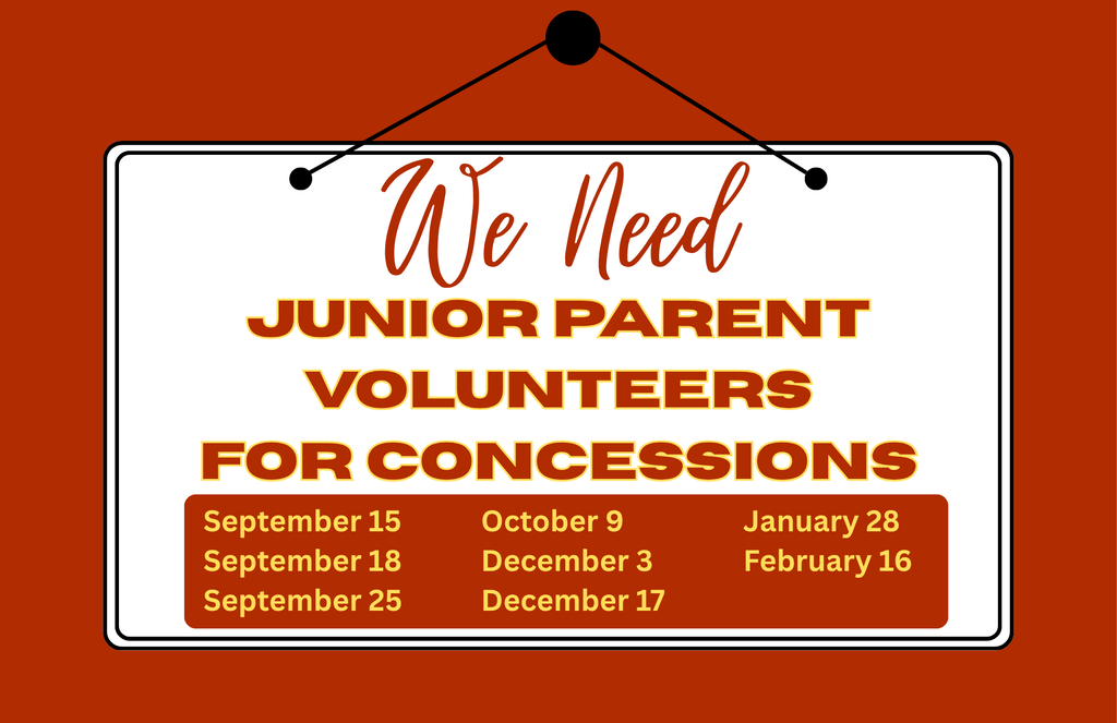 Junior Parent Volunteers 2026