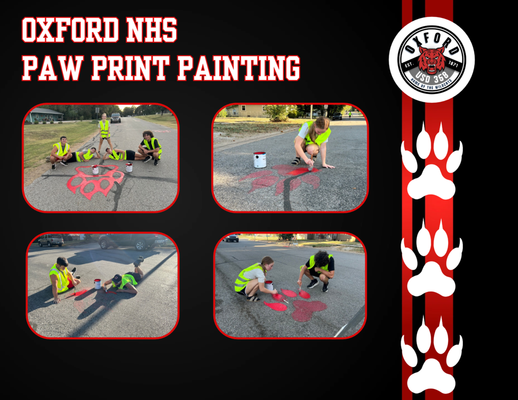 NHS Paw Print Painting
