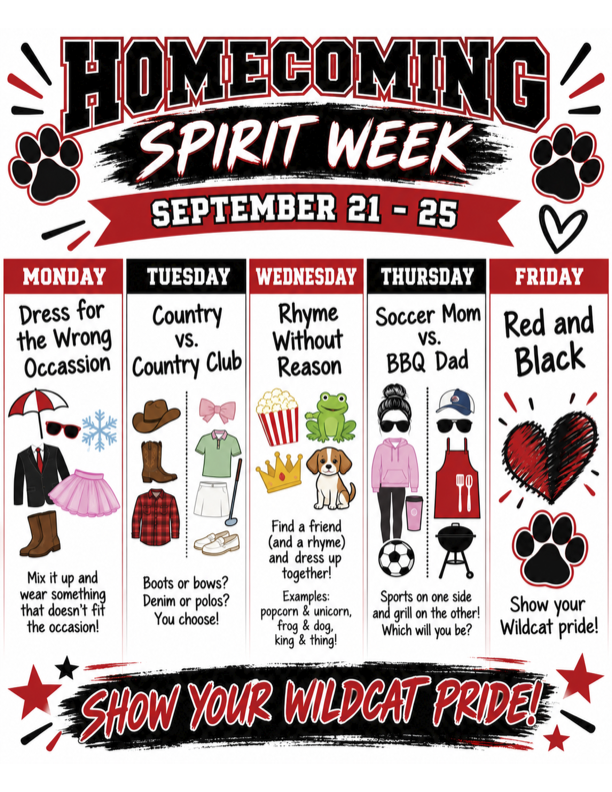 Spirit Week Fall 2026