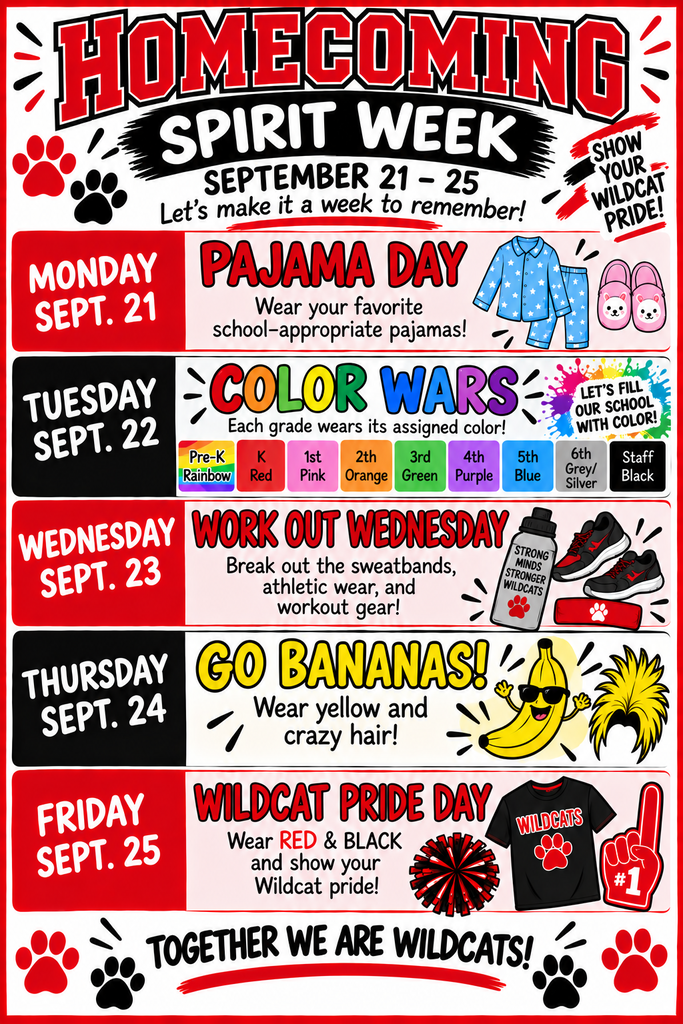 OES Homecoming Spirit Week