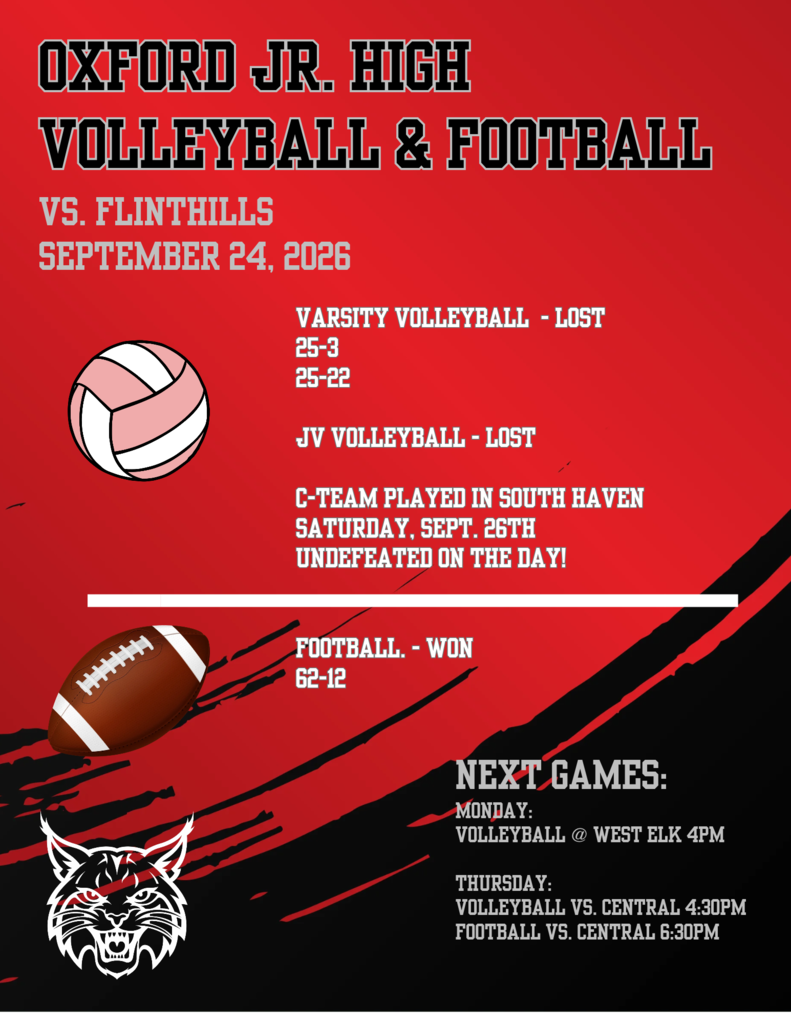 OJH Football & Volleyball 9/24/26