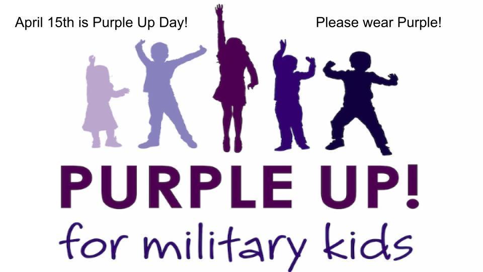 Purple up day