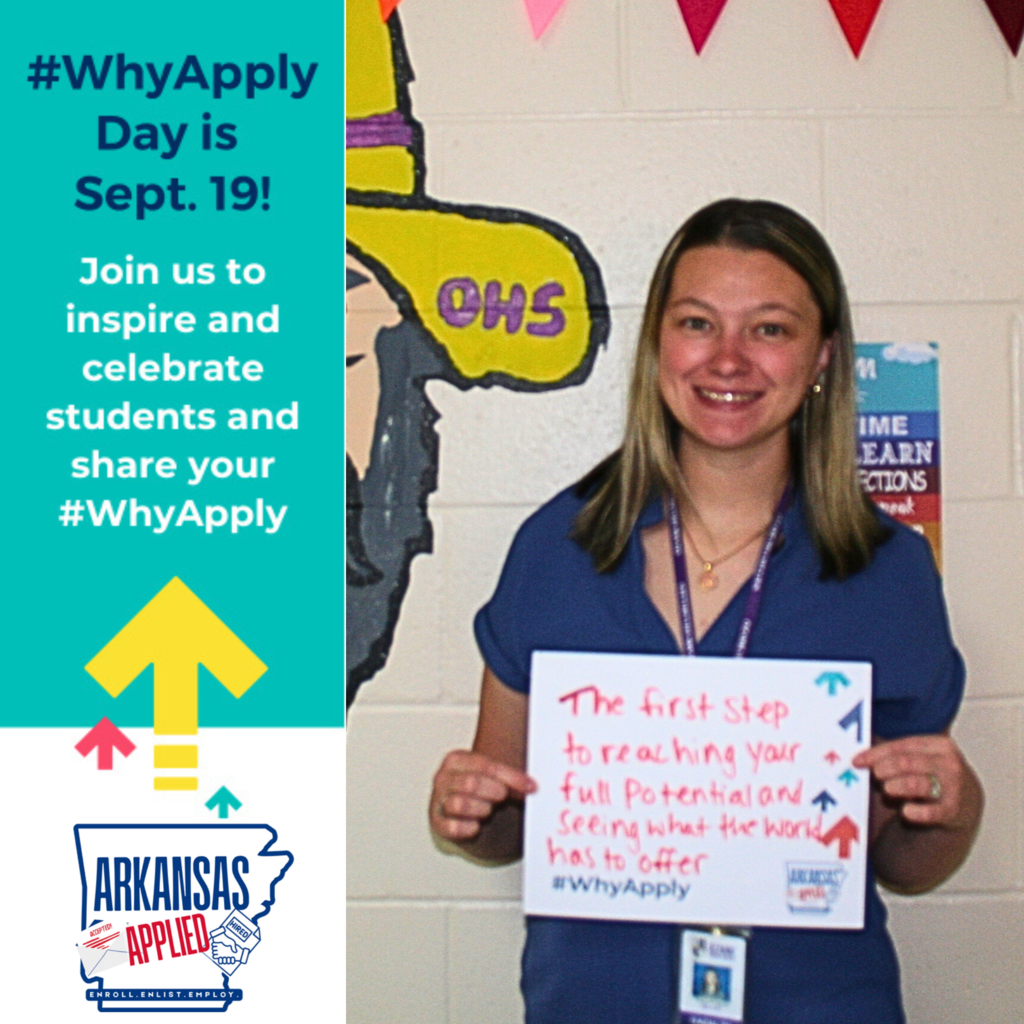 OHS faculty share reason to apply for employment, enlistment, or enrollment.