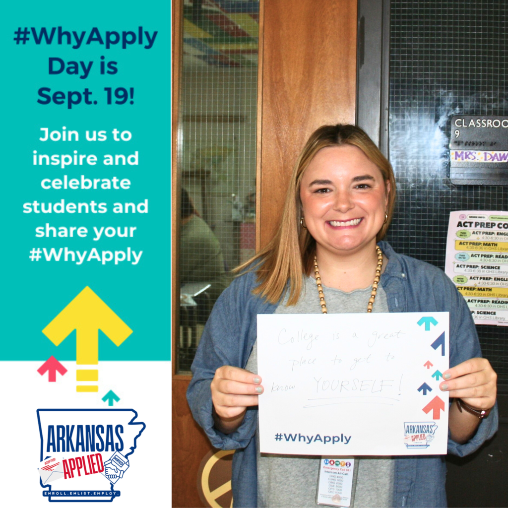 OHS faculty share reason to apply for employment, enlistment, or enrollment.