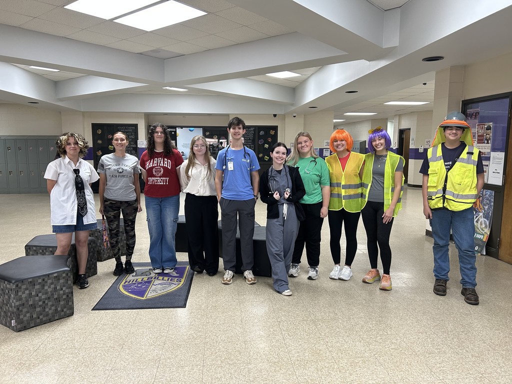 OHS students celebrate College & Career Dress Up Day.
