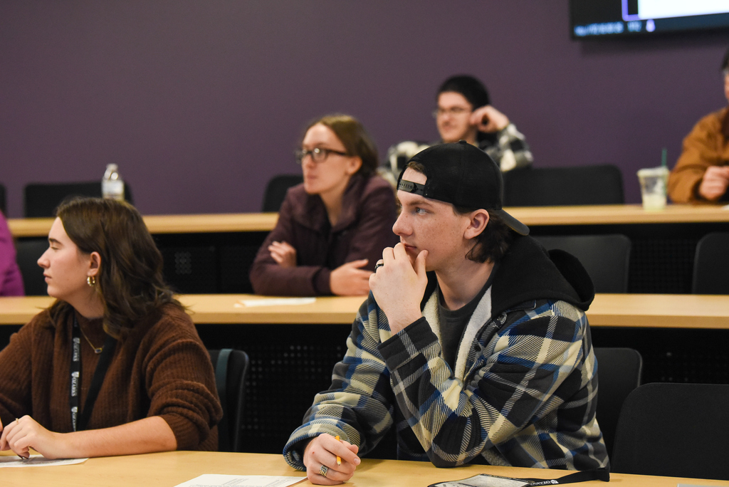 OHS students at Science Day at University of the Ozarks.