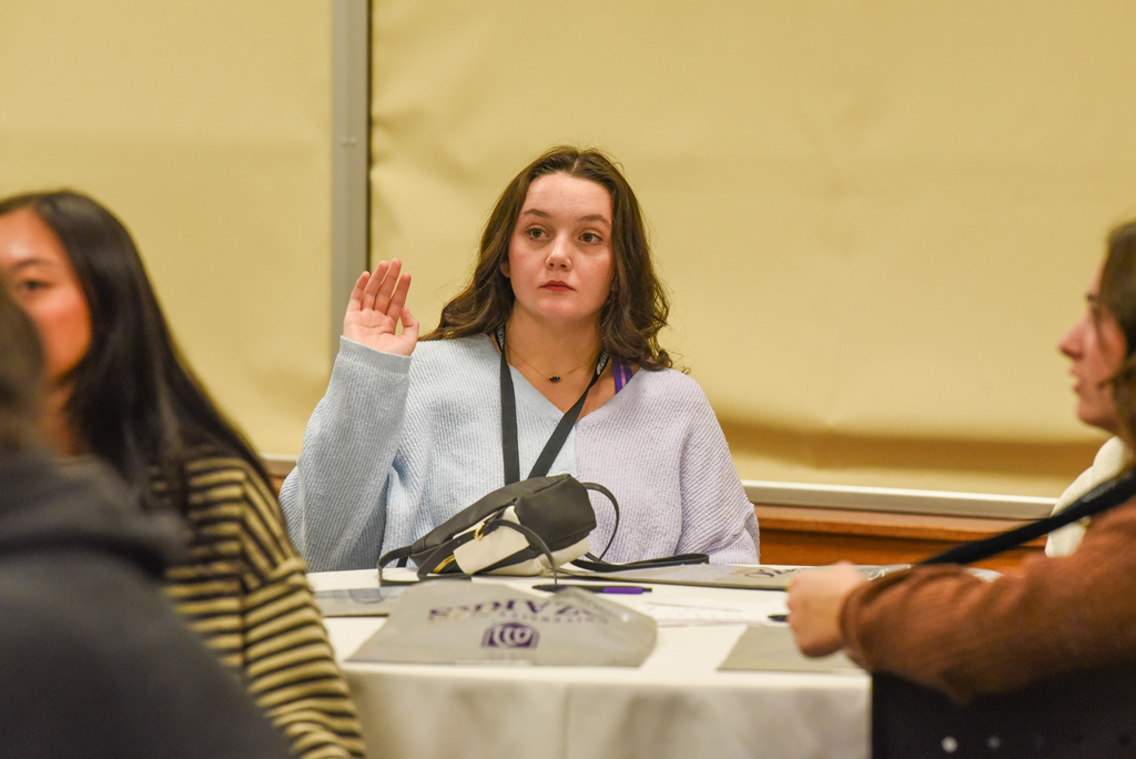 OHS students at Science Day at University of the Ozarks.