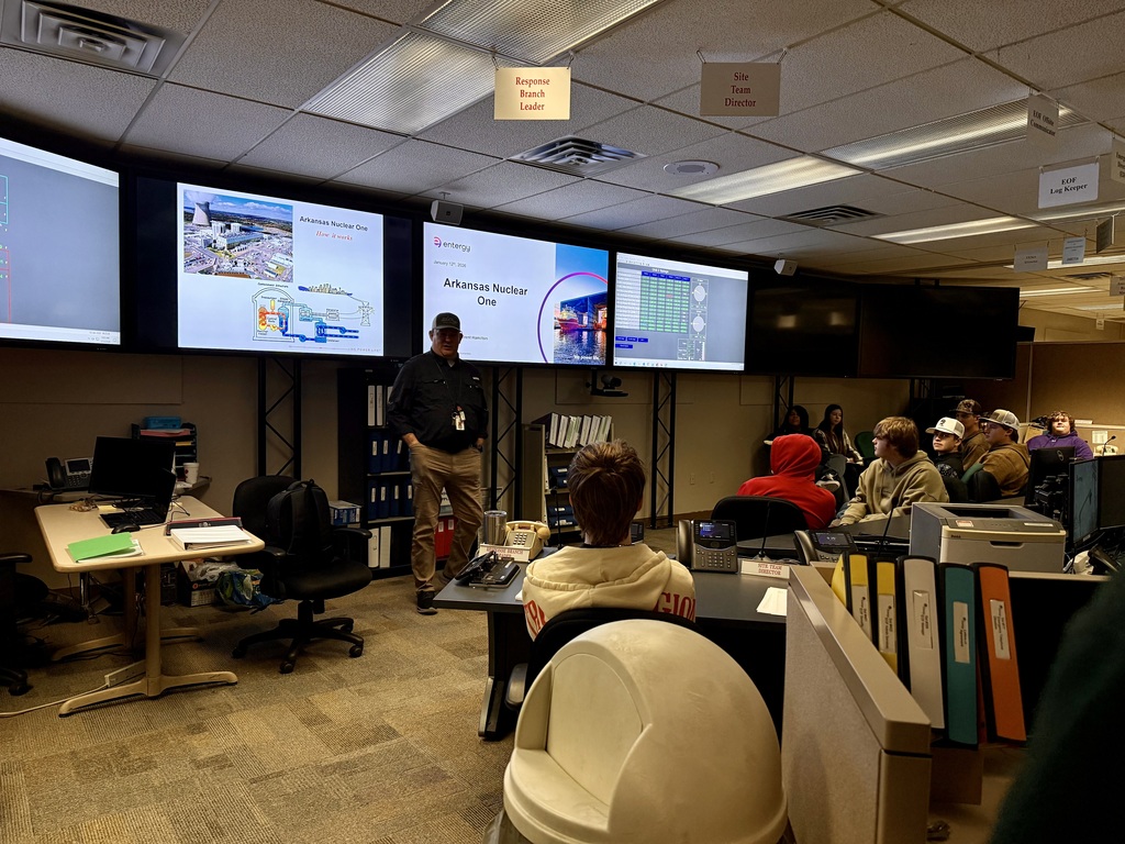 Ozark High School Entergy ANO Tour