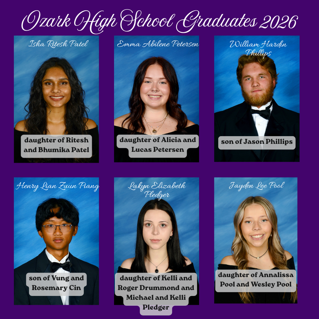 Congratulation to our 2026 Graduates!