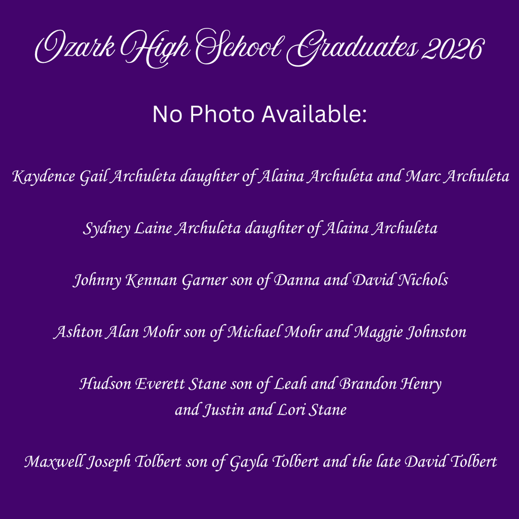 Congratulation to our 2026 Graduates!