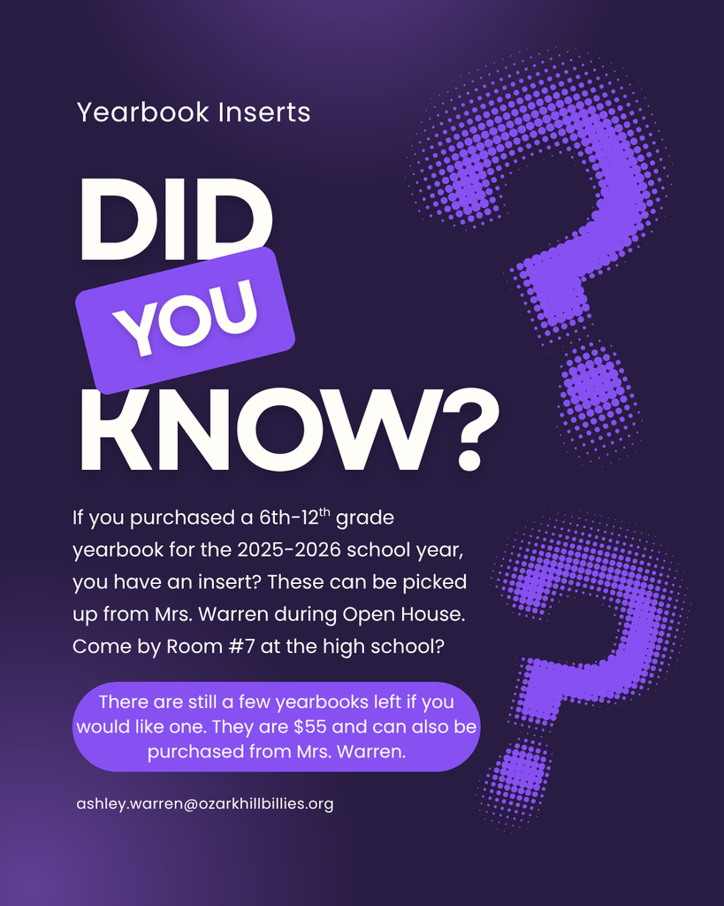 2025-2026 Yearbook Inserts