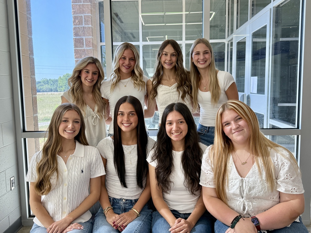 2026 OHS Football Homecoming Royalty: Front row (left to right) Senior Maids, Adelynn Woolsey; Braelyn Williams; Gabriela Lopez; and Mattie Russell. Back row: Sophomore Maids, Tayvee White and Gracie Roberson; Junior Maids, Ashlyn Holt and Sophia Ridenour. The Pep rally and crowning will take place in the HAC on October 9 at 12:05. The evening ceremony will be at Hillbilly Stadium at 6pm. 