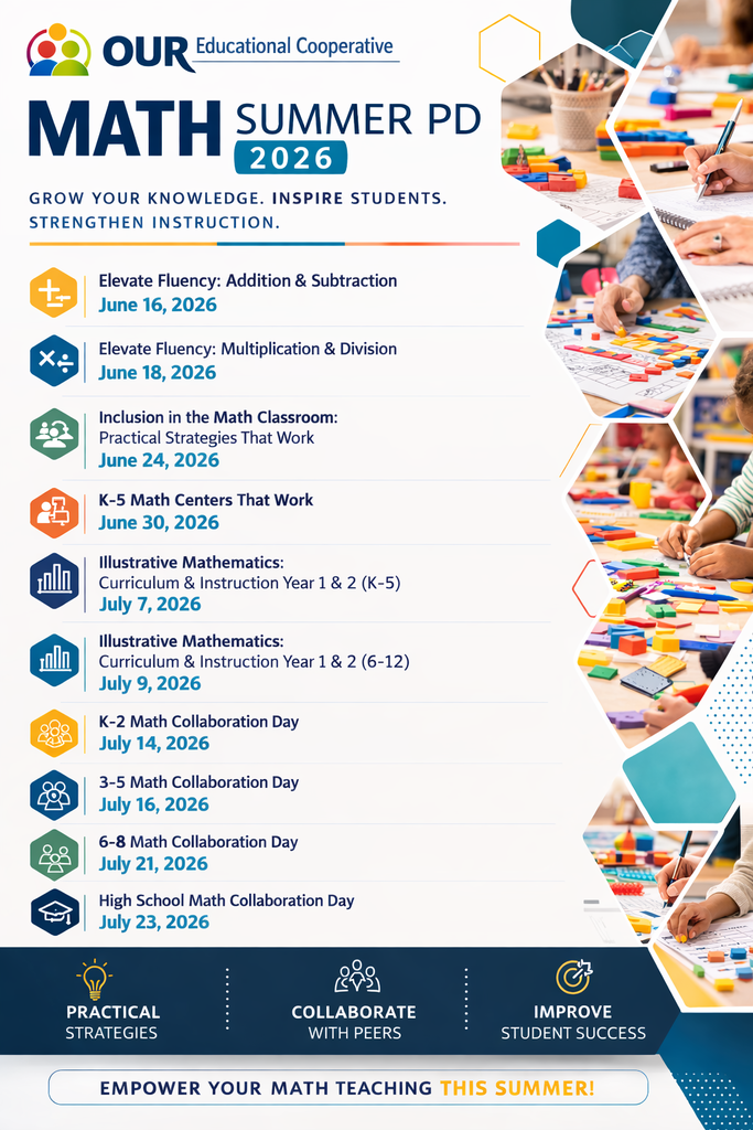 Summer Math PD Dates