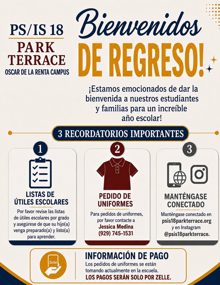 Bienvenidos de Regreso !